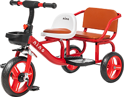 Трехколесный велосипед NINO Twix (красный)