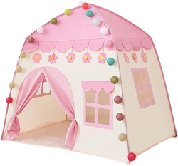 Детская игровая палатка NINO Чудесный домик (розовый)