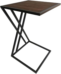 Приставной столик Грифонсервис Аист СМ30 (черный/палисандр)
