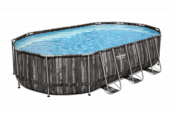 Каркасный бассейн Bestway Power Steel Swim Vista 5611R (610x366x122, с фильтр-насосом и лестницей)