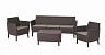 Комплект садовой мебели Keter Salemo 3-Sofa Set / 238591 (коричневый)