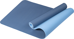 Коврик для йоги и фитнеса Sundays Fitness IR97503 (синий/голубой)