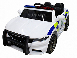 Детский автомобиль Sundays Police BJC666 (белый)