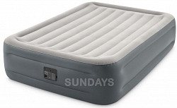 Надувная кровать Intex Essential Rest 64126 (встроенный электронный насос/сумка/ремкомплект)