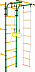 Детский спортивный комплекс Юный Атлет Пристенный (зеленый)