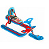 Снегокат детский Ника Тимка Спорт 4. Nika Kids Sportcar / ТС4-1/SC (красный каркас)