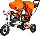 Детский велосипед с ручкой Sundays Для двойни / SJ-5231 (оранжевый)