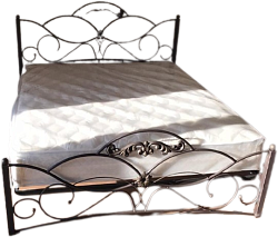 Полуторная кровать Грифонсервис КД20 (коричневый)