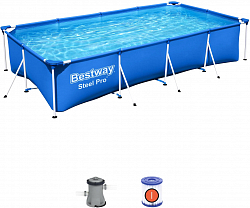 Каркасный бассейн Bestway 56424 (400x211x81, с фильтр-насосом)