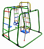 Детский спортивный комплекс Формула здоровья Игрунок-Т Плюс (зеленый/радуга)