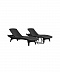 Комплект шезлонгов Keter Pacific Set / 231465 (графит) Комплект шезлонгов Keter Pacific Set / 231465 (графит)