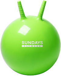Фитбол с рожками Sundays Fitness IR97401A-45 (зеленый)