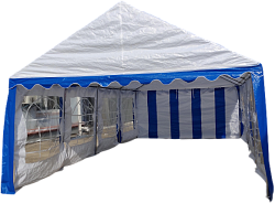 Торговая палатка Sundays Party 4x8 (белый/синий)