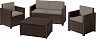 Комплект садовой мебели Keter Monaco Set / 216778 (коричневый)