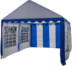 Торговая палатка Sundays Party 3x4 (белый/синий)